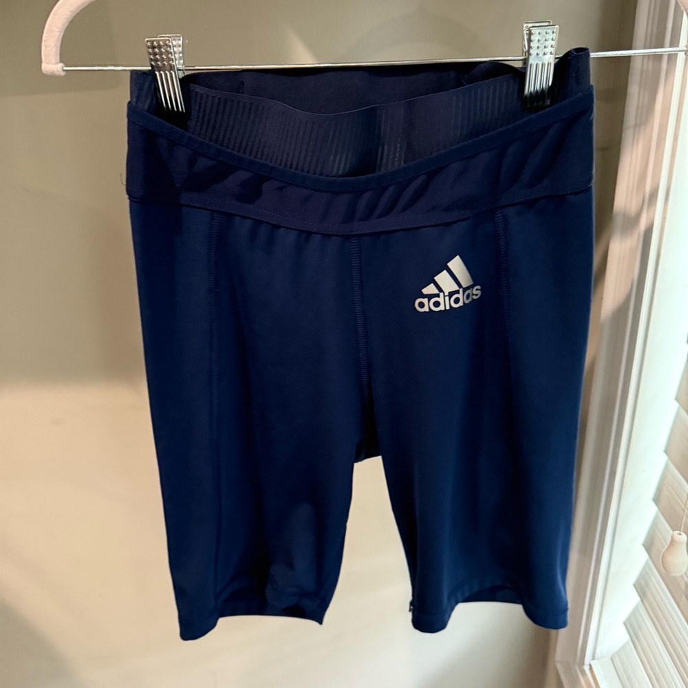 AdidasTechfit Primegreen Navy Blue Athletic Shorts
